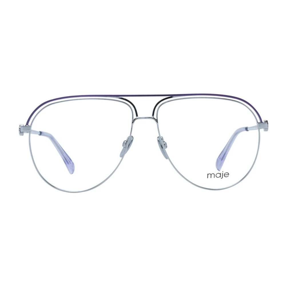 Maje Paarse Aviator Style Optische Monturen Purple Dames
