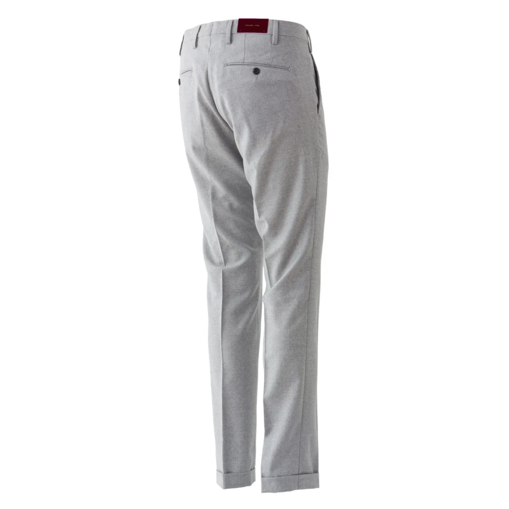 Michael Coal Wollen Broek A Modo Mio 3713 Gray Heren