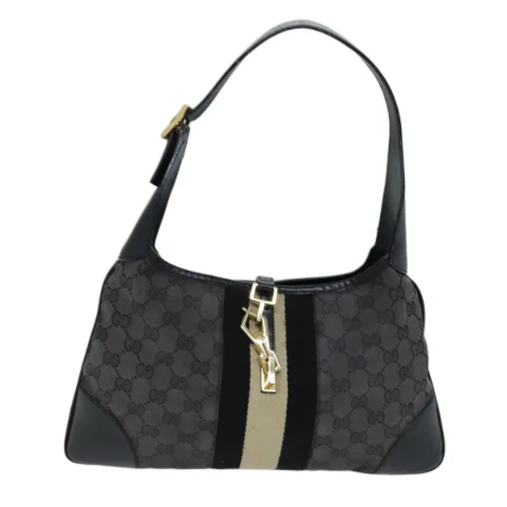 Gucci Vintage Pre-owned Canvas gucci-bags Black Dames