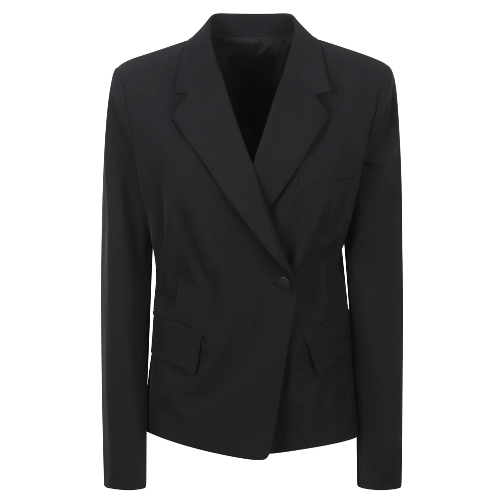Dondup Black Blazer - Female - Blazers - L - Jackets