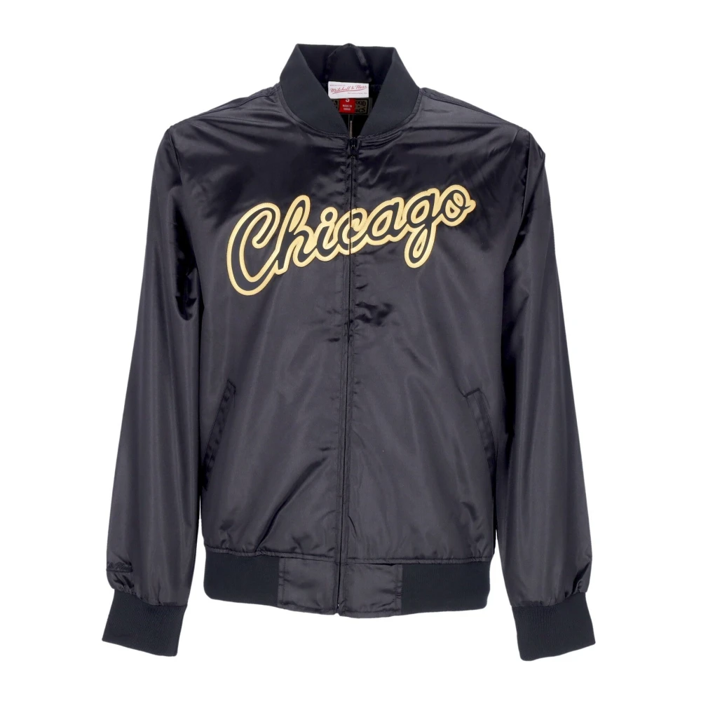 Mitchell & Ness Chicago Bulls NBA Satijnen Jas Black Heren