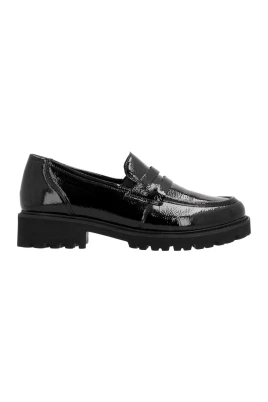 Elegant Svarta Stängda Loafers Damesskor