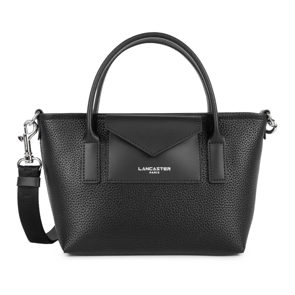 Lancaster Black Handbags, Female, One Size, Zippé Maya Double Kba Handbag