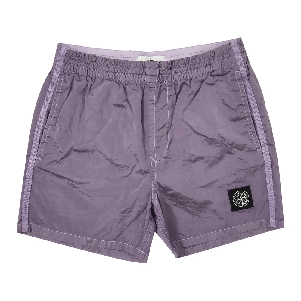 Stone Island Boys Purple Kids Swimming Trunks, 10 Y, Swimming Trunks