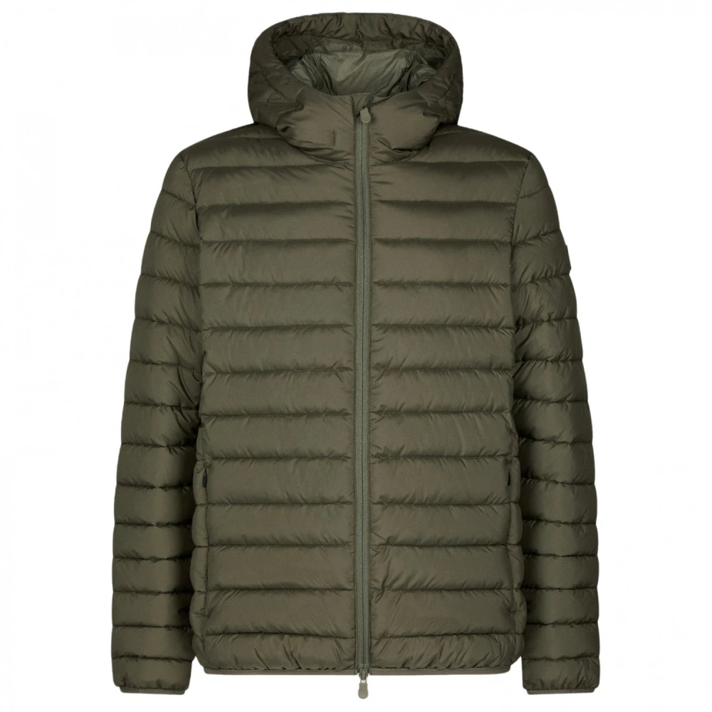 Save The Duck Lucas Eco Hooded Puffer Jacket Green, Herr