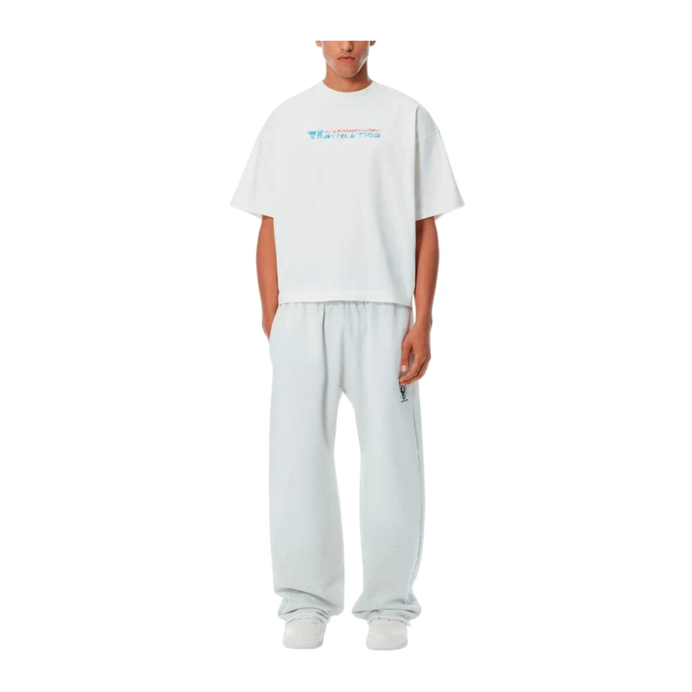 alexander wang Witte Jersey Korte Mouw T-shirt White Dames