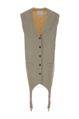 Oversize Ull Satin Väst