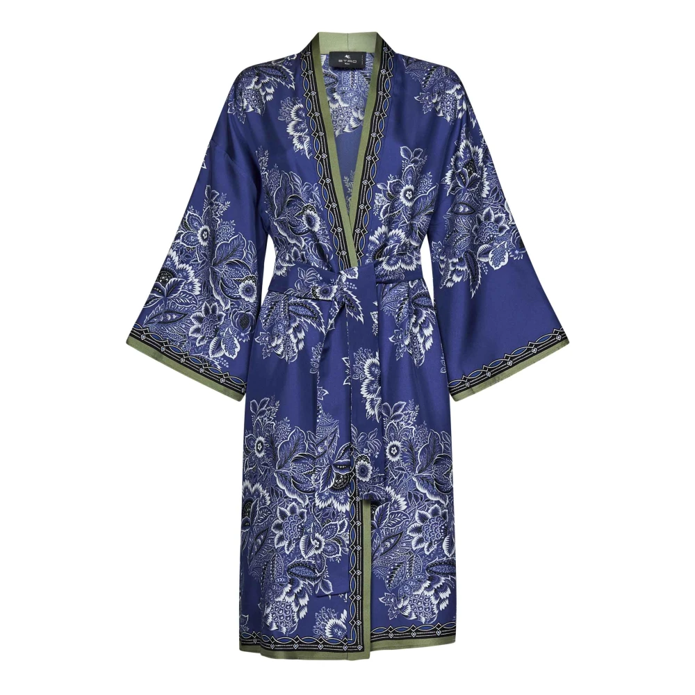 ETRO Kimonos Blue Dames