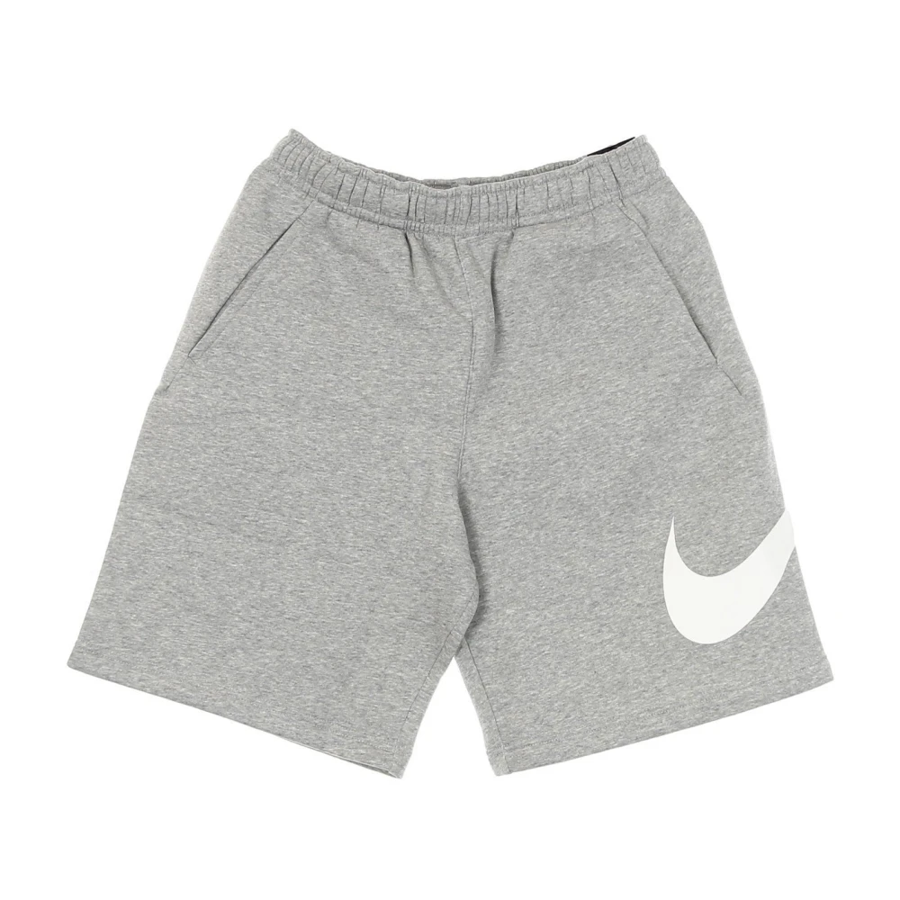 Nike Korte Sweatpants Sports Club Gray Heren