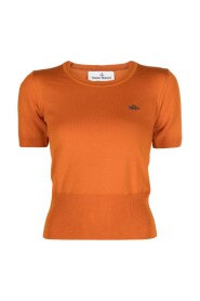 Logo Bomull T-skjorte - Oransje