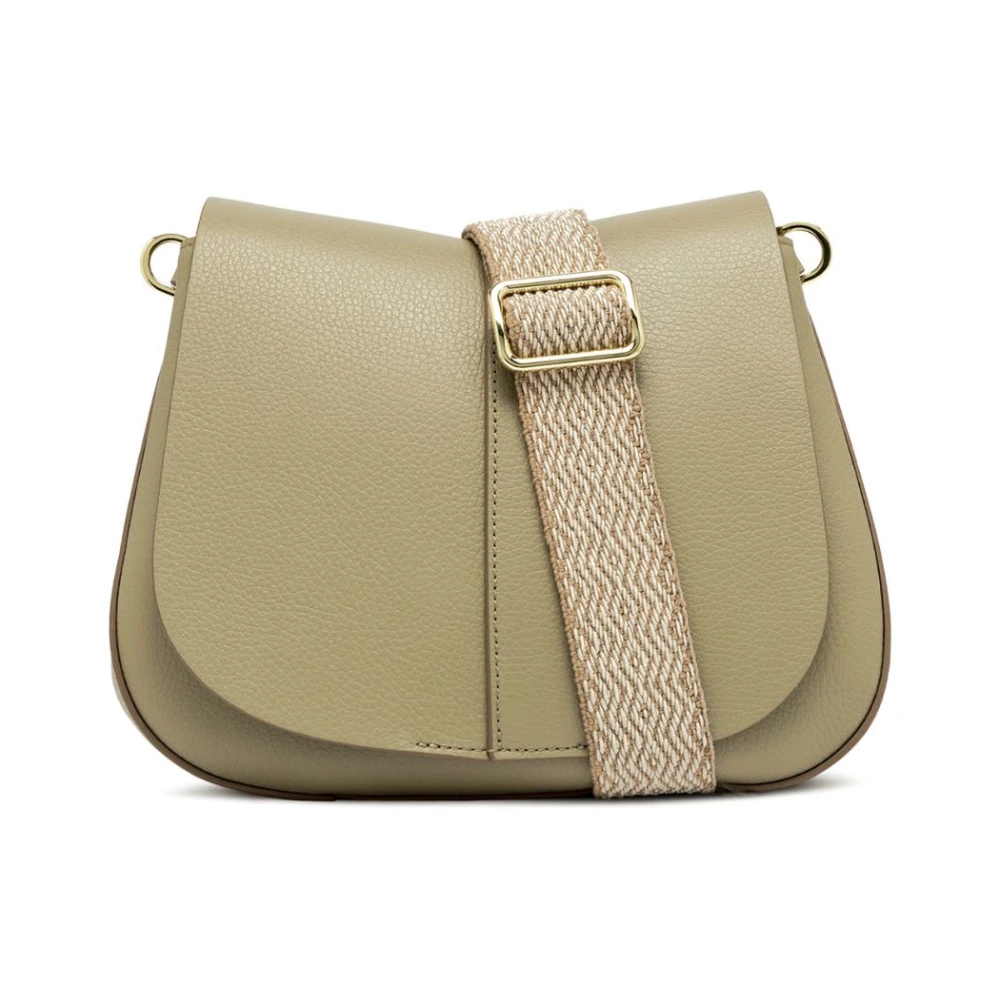Gianni Chiarini Women's Green Shoulder Bags, One Size, Helena Round