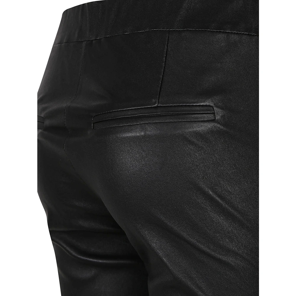 Arma Leren Zwarte Broek Black Dames