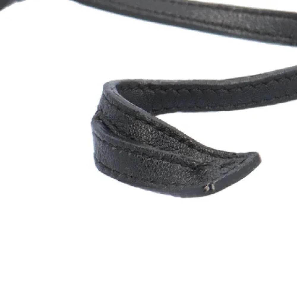 Saint Laurent Vintage Pre-owned Leather handbags Black Dames