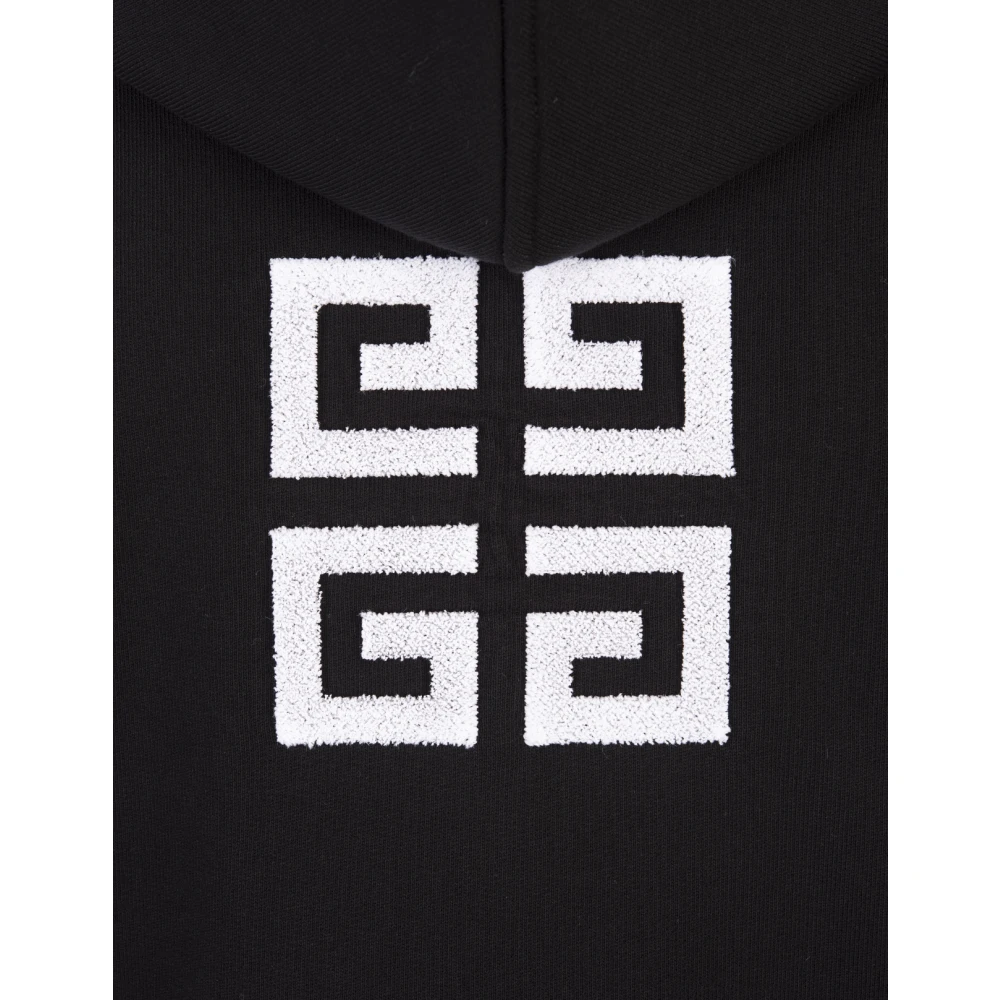 Givenchy Zwarte Oversized Hoodie met Logo Black Dames