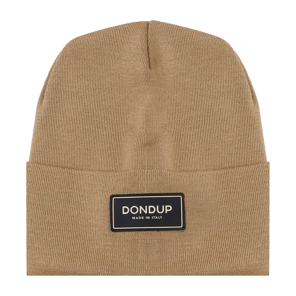 Dondup Gestreepte wollen blend pet Zandkleur Beige Heren