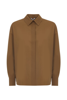 chemise-jersey-marron-coupe-laser