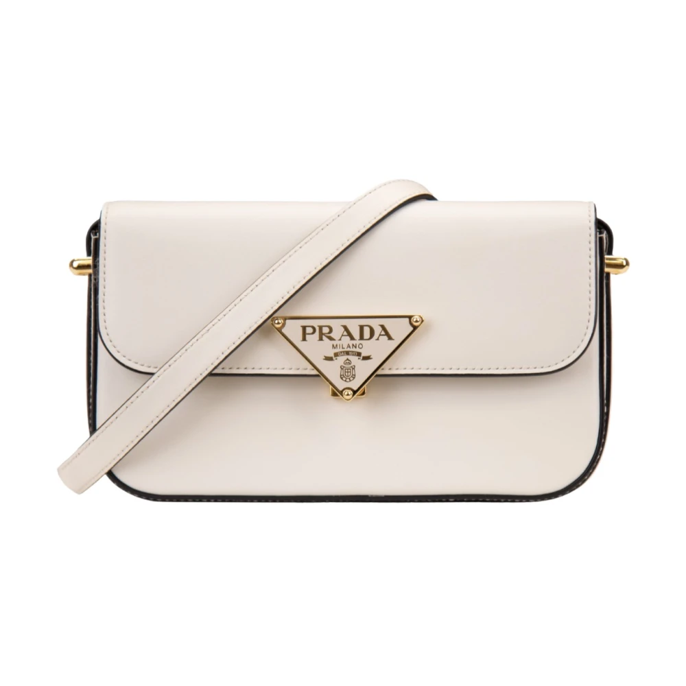 Prada Women's White Cross Body Bags, One Size, Borsa A Tracolla Ad Incastro
