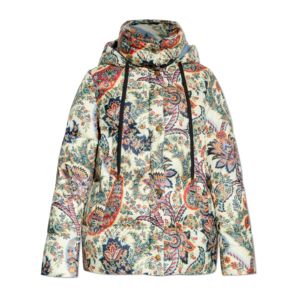 ETRO Multicolor Donsjas met Capuchon Multicolor Dames