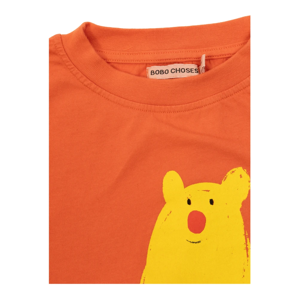 Bobo Choses Bedrukt T-shirt Orange Unisex