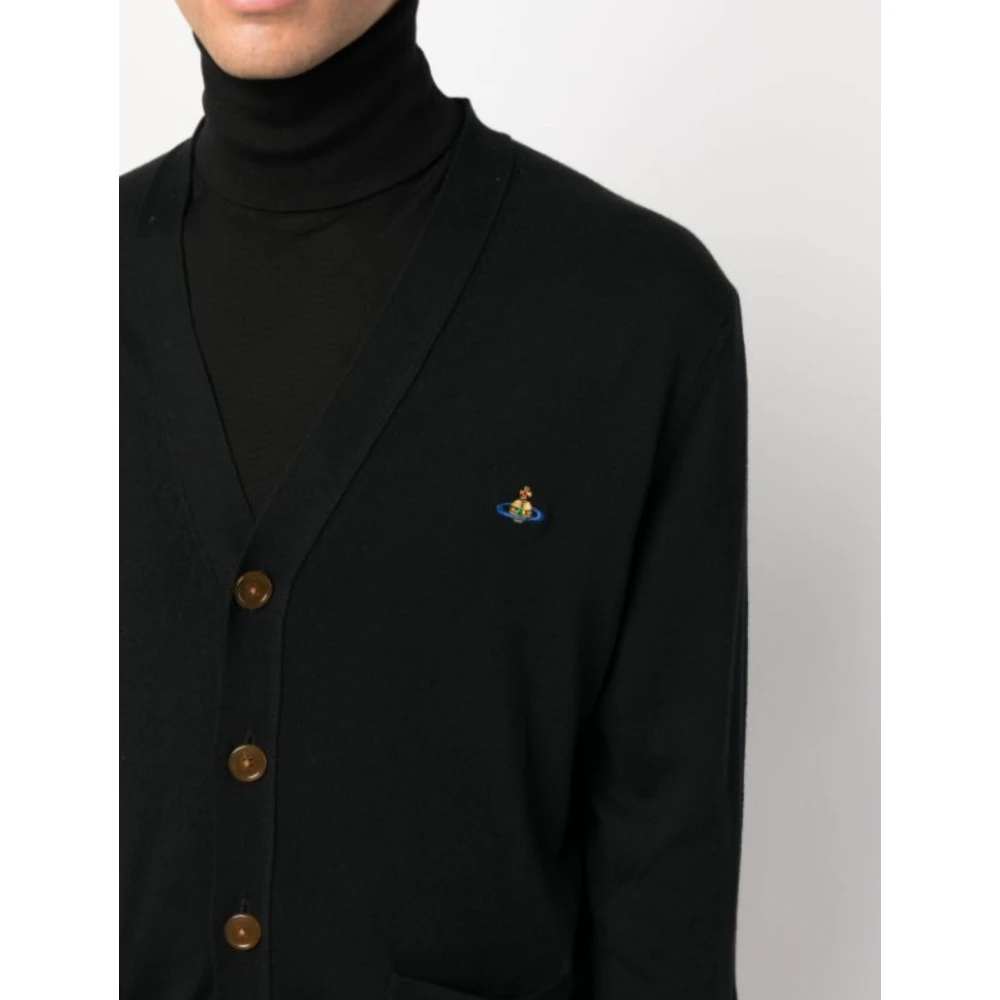 Vivienne Westwood Zwarte Heren Cardigan Black Heren