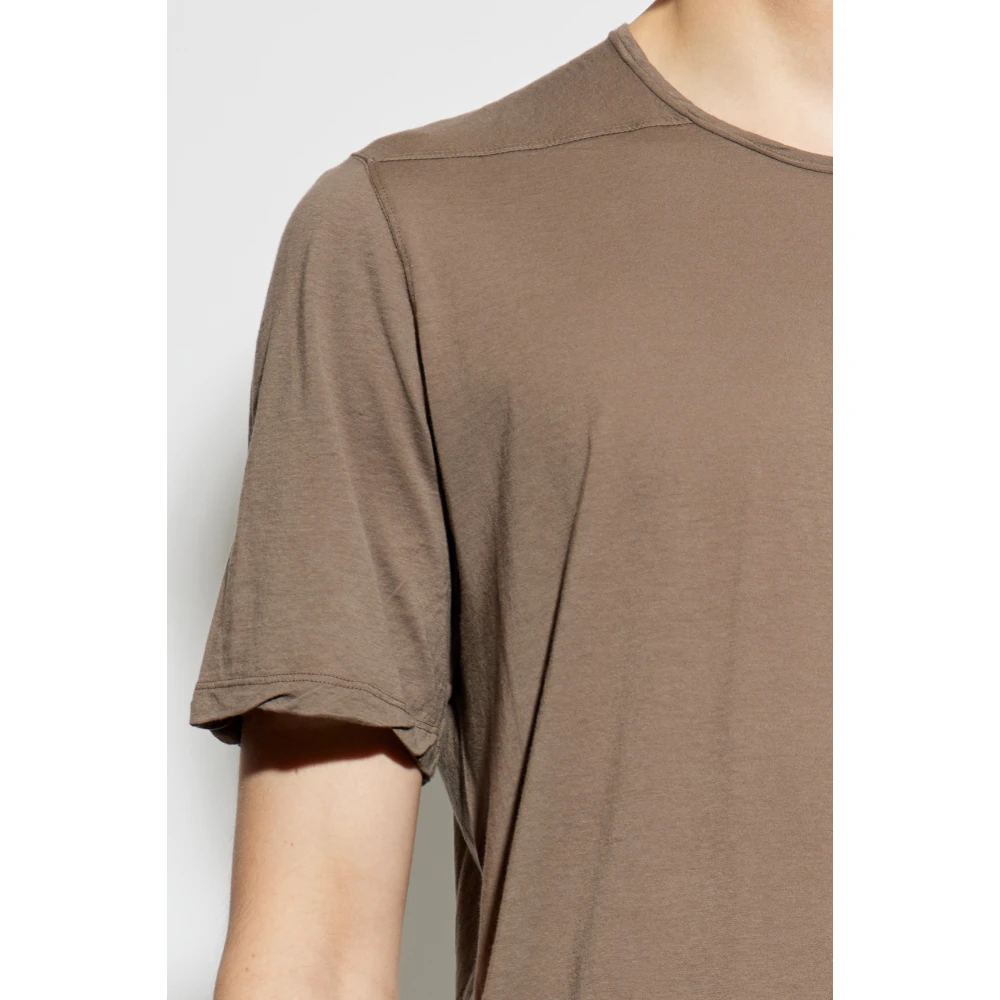 Rick Owens Katoenen T-shirt Brown Heren