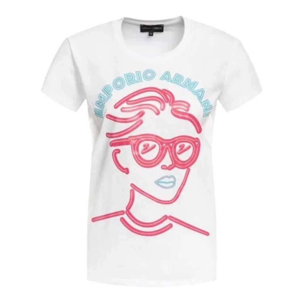 Emporio Armani Donna Bianco Top, S, New,