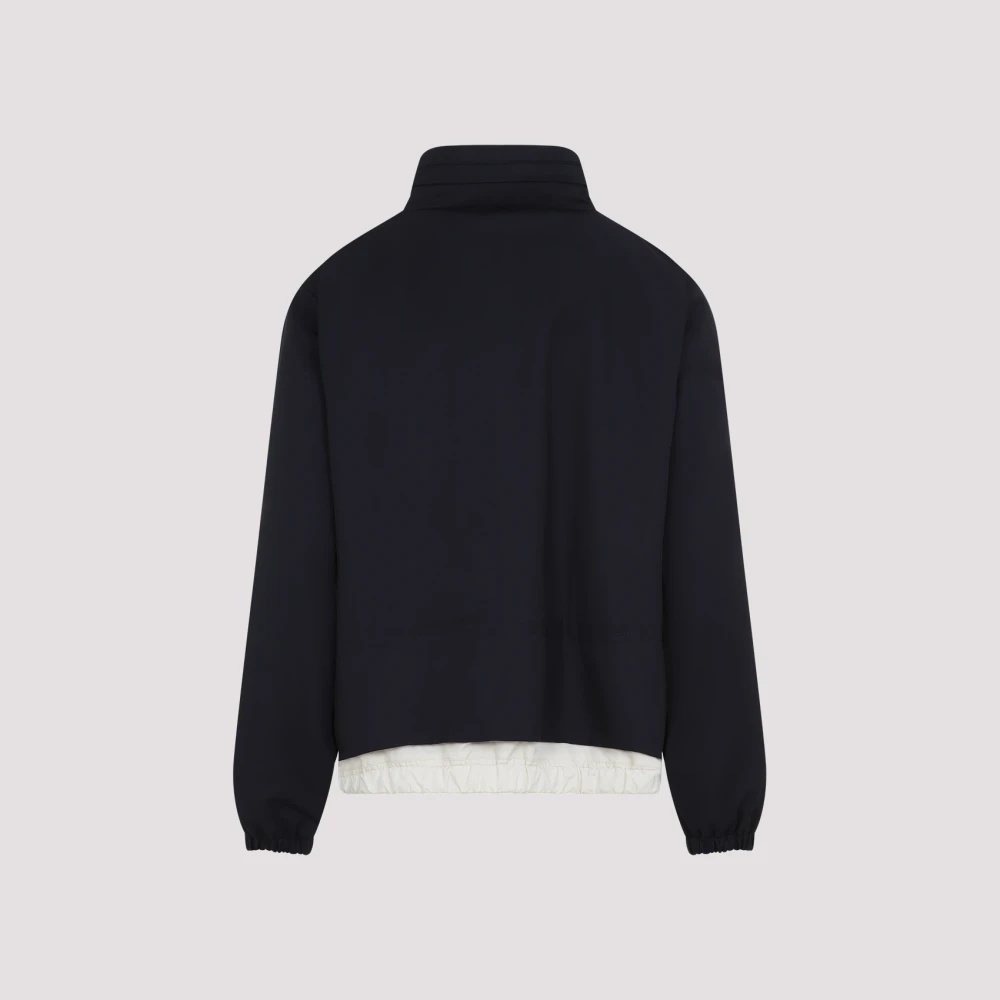 Moncler Navy Janze Jacket Blue Dames