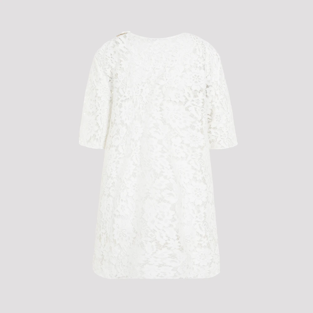 Gucci Flower Lace Top White Dames