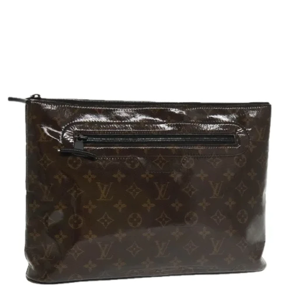 Louis Vuitton Vintage Pre-owned Canvas clutches Black Dames