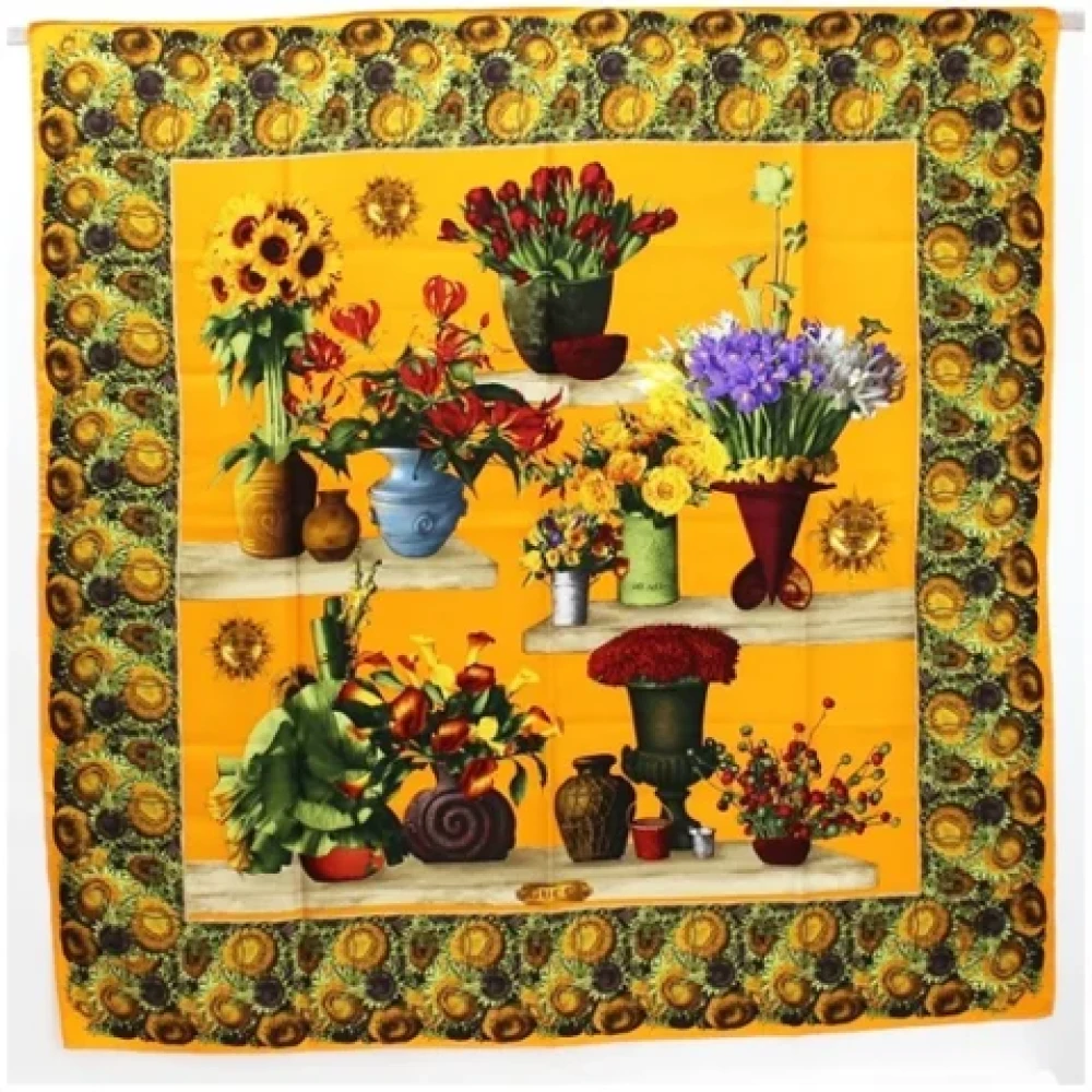 Gucci Vintage Pre-owned Silk scarves Multicolor Dames