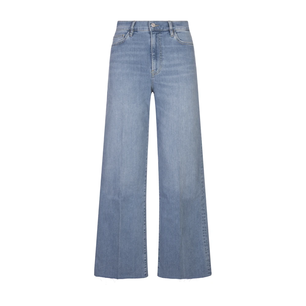 Frame Blauwe Palazzo Jeans Slim-Fit Design Blue Dames