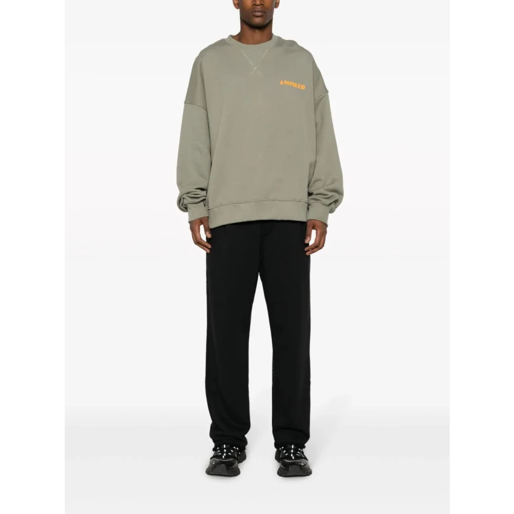 A Paper Kid Zwarte Sweatpants Black Heren