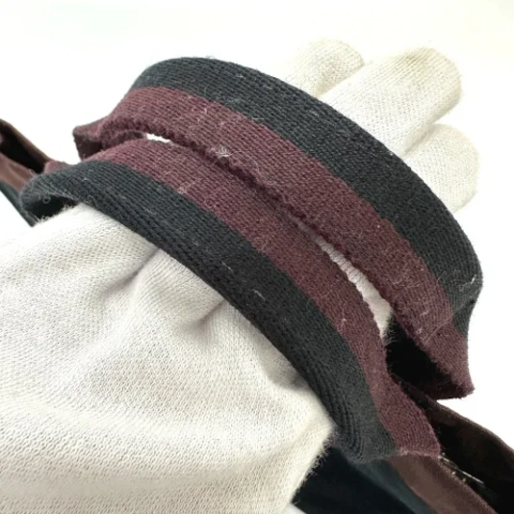 Hermès Vintage Pre-owned Canvas handbags Black Dames