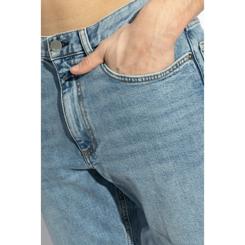 Theory Jeans met toelopende pijpen Blue Heren