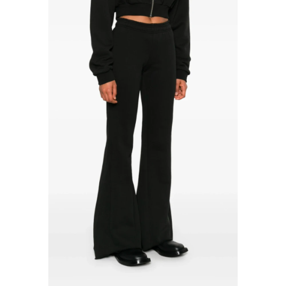Entire Studios Stijlvolle Flare Soot Black Dames