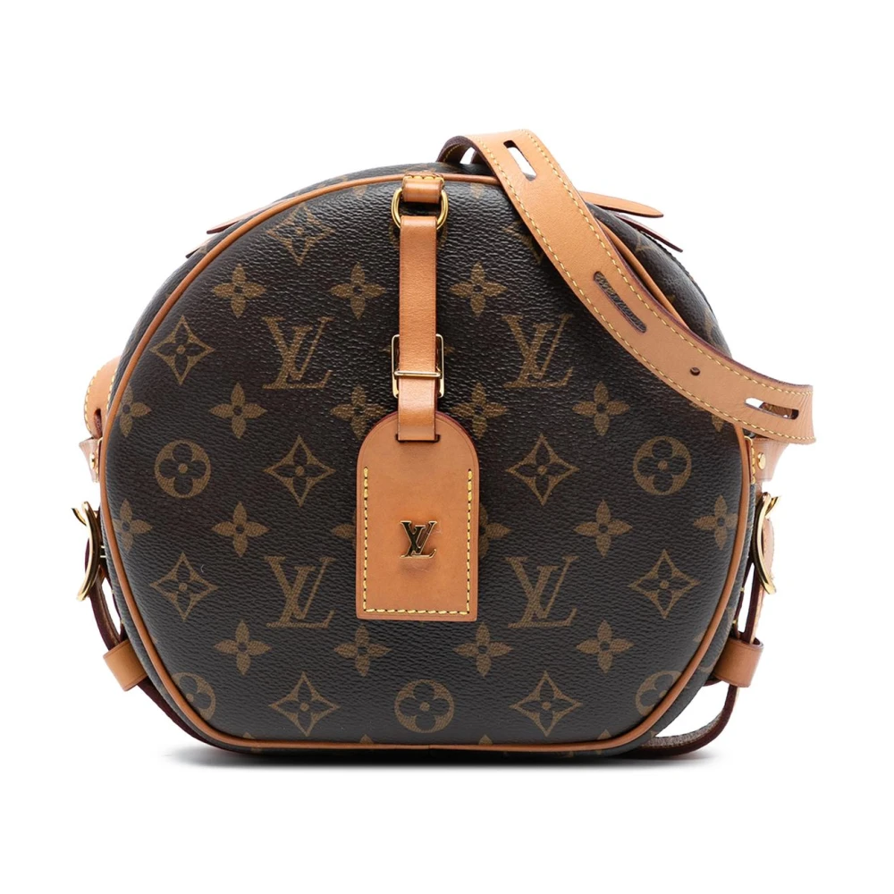 Louis Vuitton Vintage Women's Brown Pre-Owned Stylish Leather Shoulder Bag
