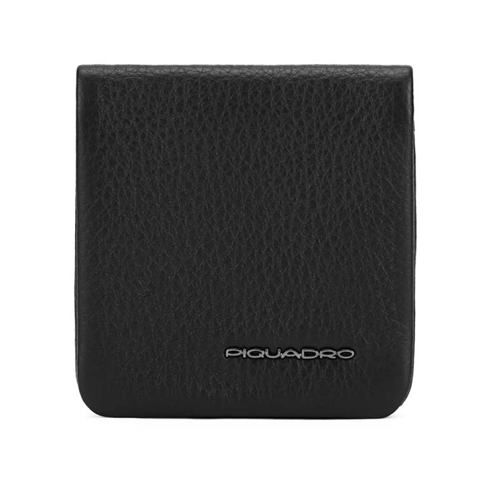 Piquadro Herren Schwarz Münzbörse