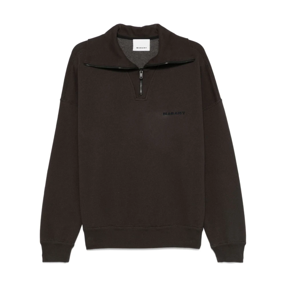 Isabel marant Zwarte Sweatshirt Aw24 Herenmode Black Heren