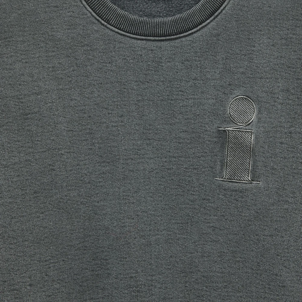 Iuter Monogram Crewneck Trui Gray Heren