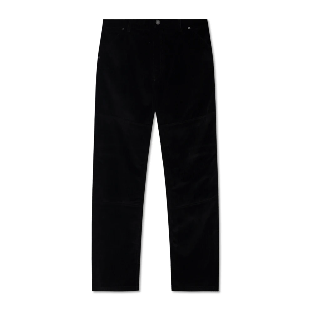 Moncler Uomo Nero - Pantaloni In Velluto A Coste - Trousers - M