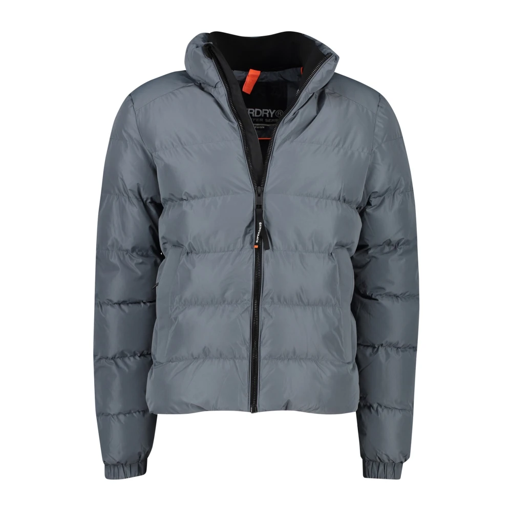 Superdry Blauwe Winterjas Blue Heren