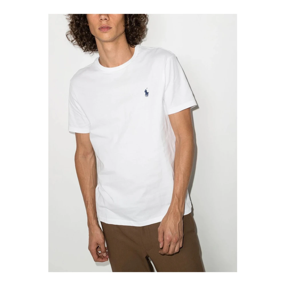 Ralph Lauren Korte Mouw Custom T-Shirt White Heren