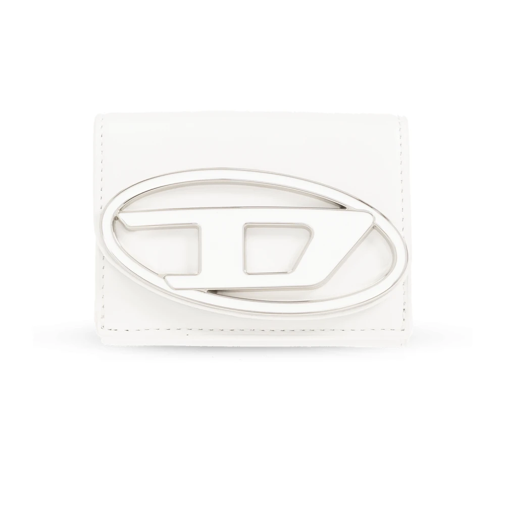 Diesel Portemonnee met logo White Dames