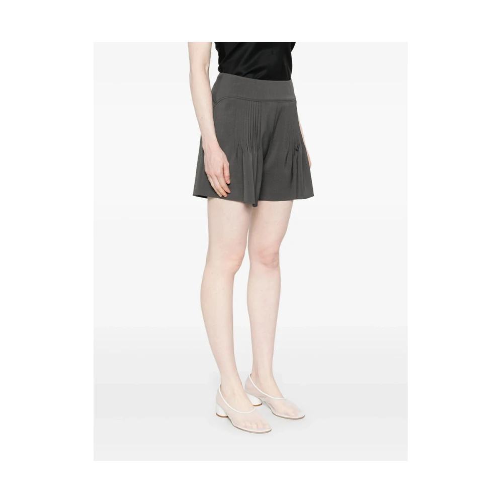 LOW Classic Antracietgrijze Pintuck Detail Broek Gray Dames