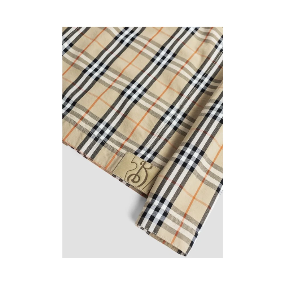 Burberry Klassieke Check Katoenen Jas Multicolor Heren
