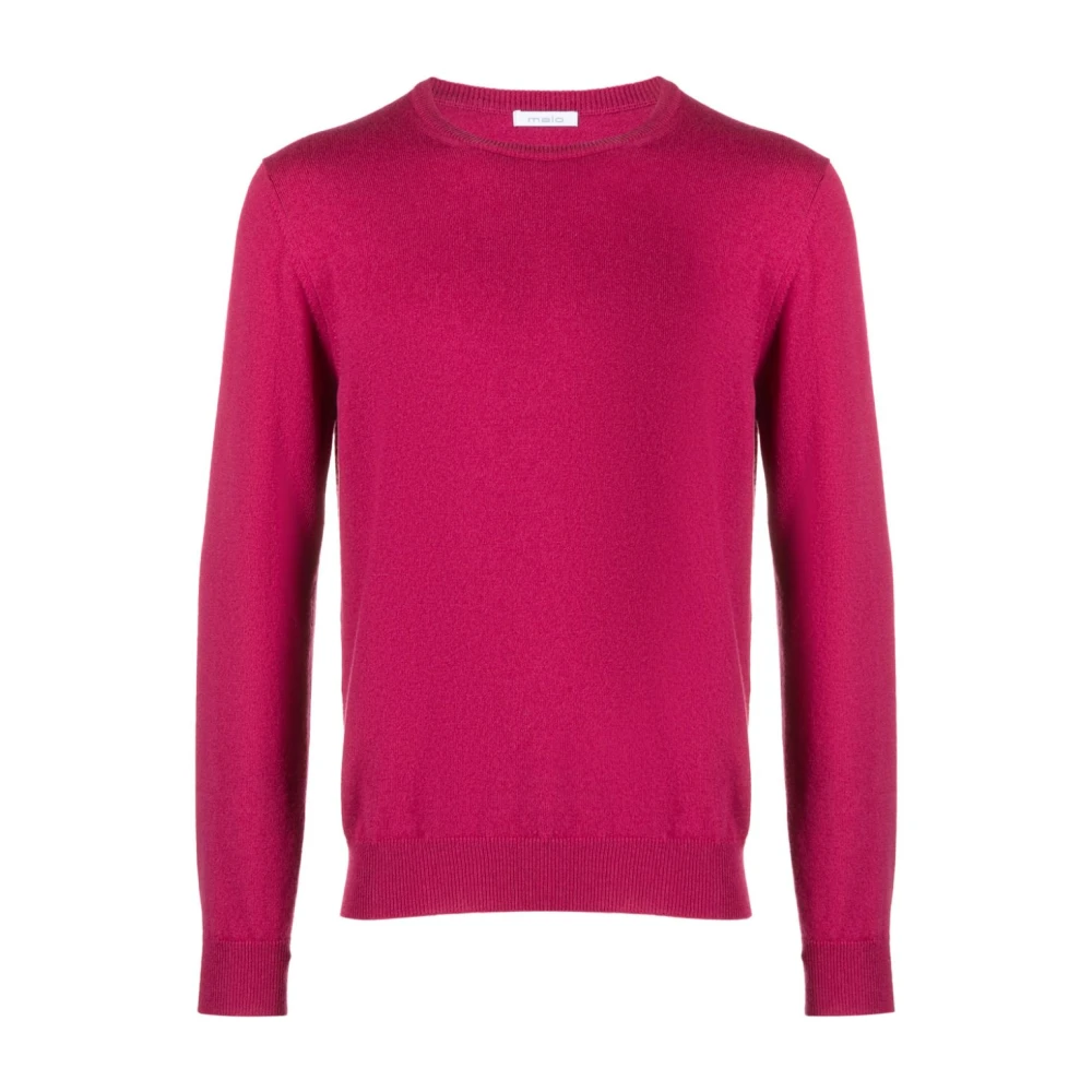 Malo Fuchsia Cashmere Sweater Pink Heren