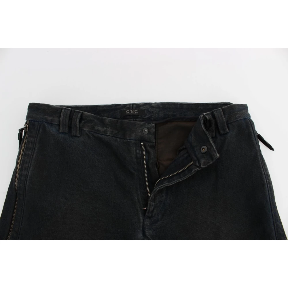 Costume National Blauwe Slim Fit Denim Jeans Blue Heren
