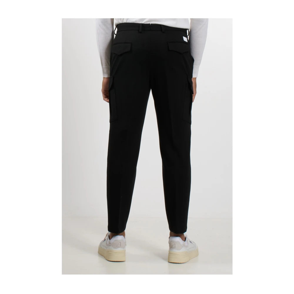 Manuel Ritz Cargo Broek met Zakken en Knopen Black Heren