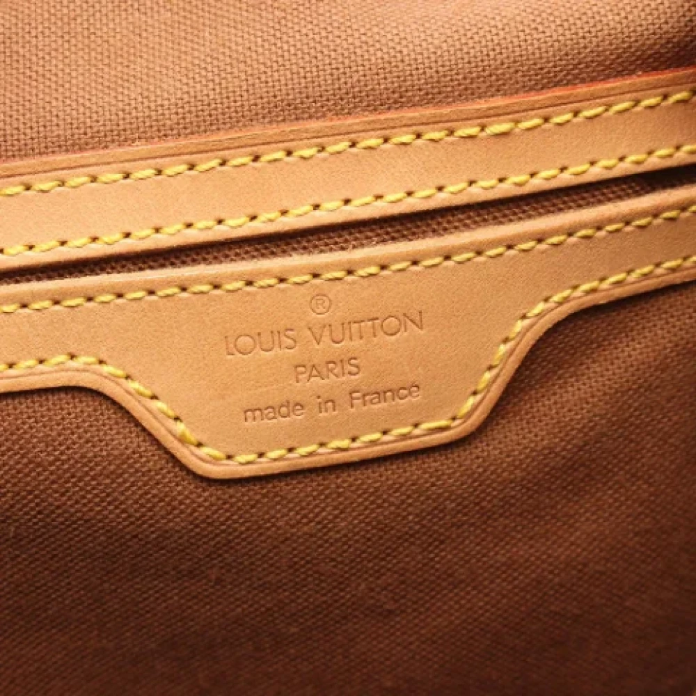 Louis Vuitton Vintage Pre-owned Canvas backpacks Brown Dames