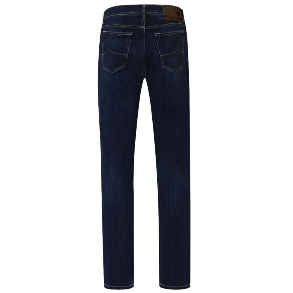 Jacob Cohën Slim Fit Donkerblauwe Denim Jeans Blue Heren